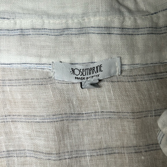 100% linen button up - Picture 2 of 3